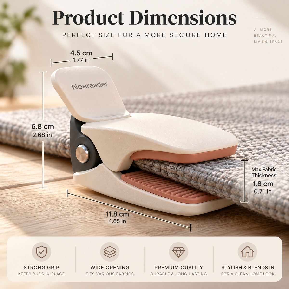 Noerasder WingHold Ankle Strap in-use product image