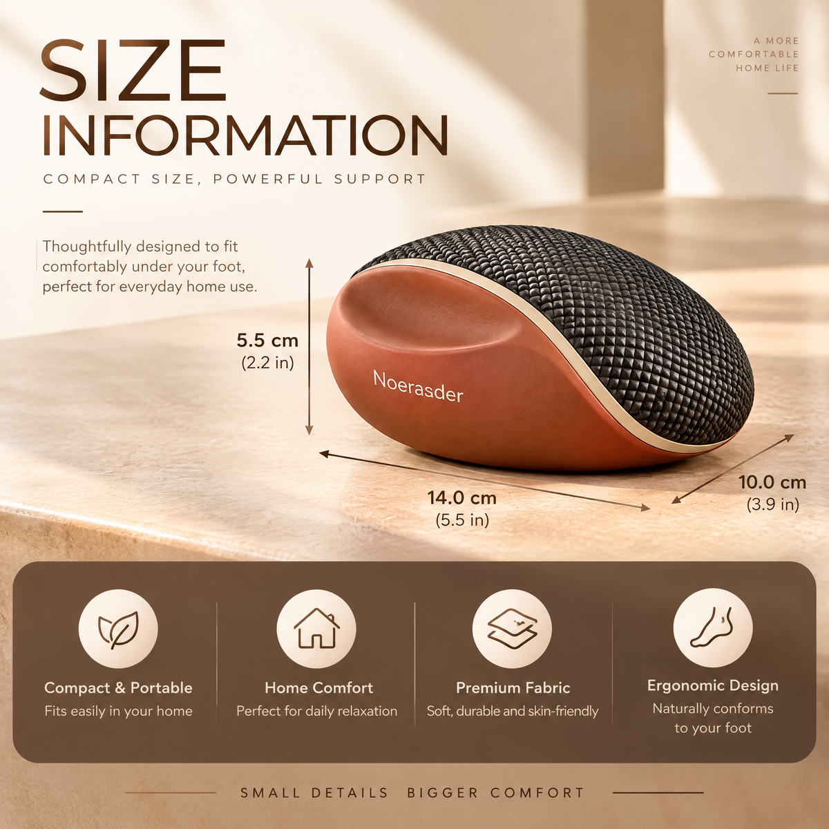 Noerasder CrescentSeat Wedge